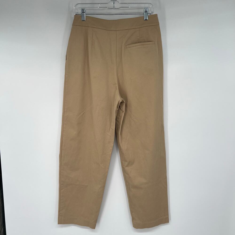 Women's Tan Straight Leg Pants - Picture 3 of 9